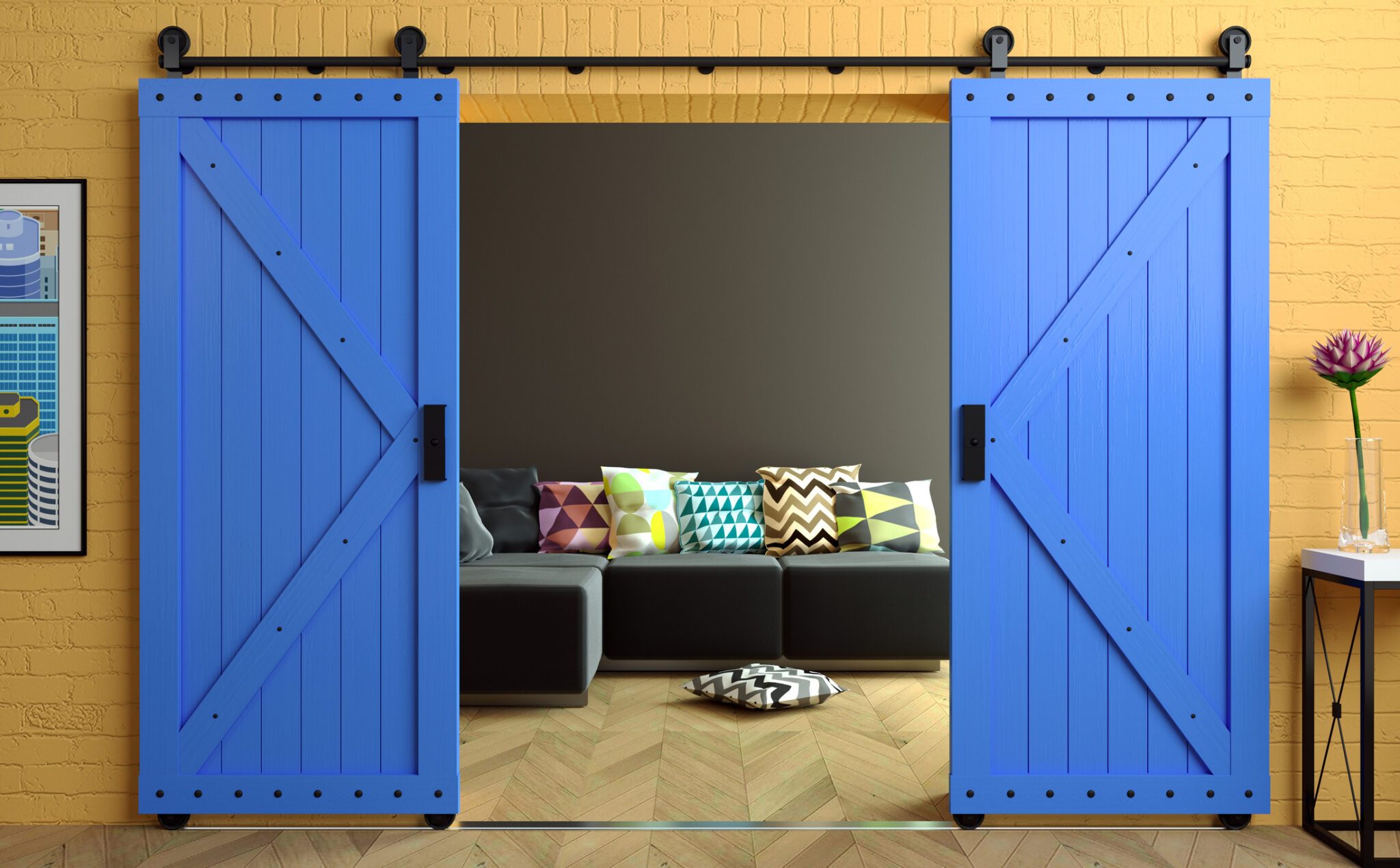 barn doors in house